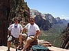 AJ and Zach at Zion Nat. Park, Utah